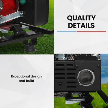 GENPOWER 3.6kW Peak 3.2kW Open Frame Inverter Generator, 2x15A, 11L Tank, Portable, Backup