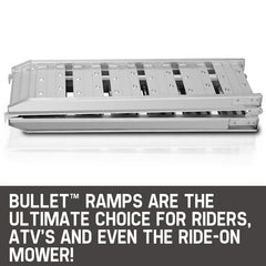 Bullet Aluminium Folding Loading Ramp Quad ATM Motorbike Trailer Truck 1.82m 200KG NEW