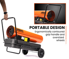 UNIMAC 50KW Portable Industrial Diesel Direct Forced Air Space Heater
