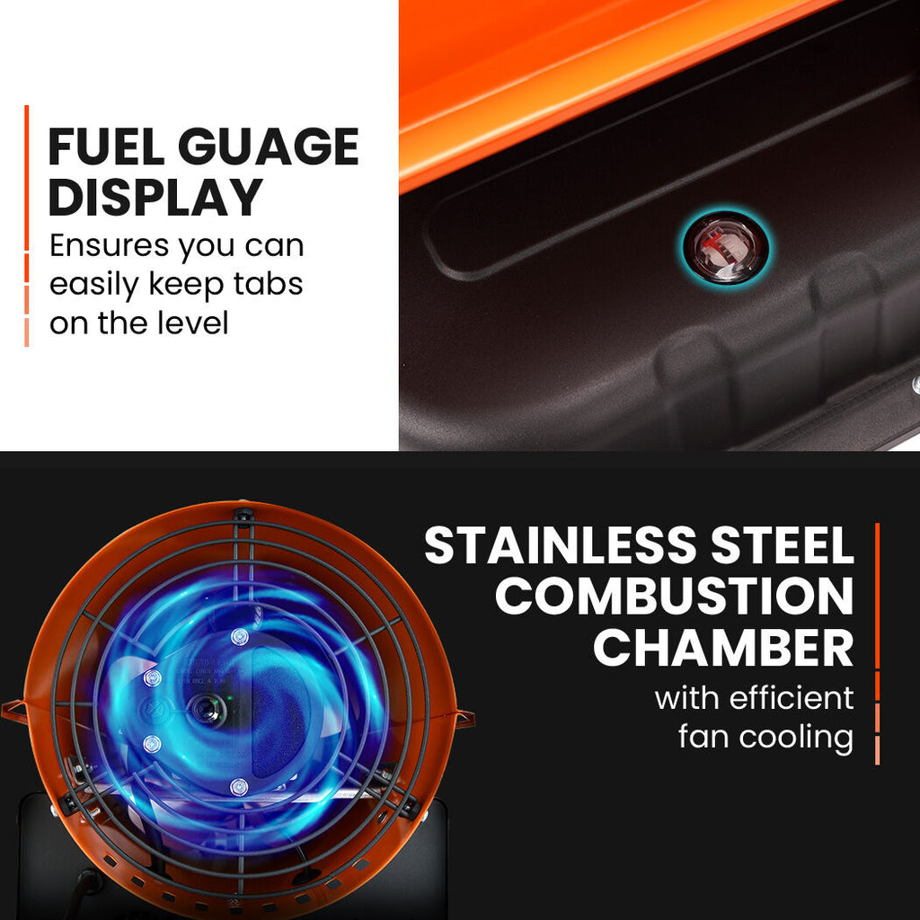 UNIMAC 50KW Portable Industrial Diesel Direct Forced Air Space Heater