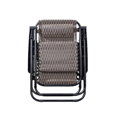 KILIROO Folding Reclining Camping Chair With Breathable Mesh (Argyle)