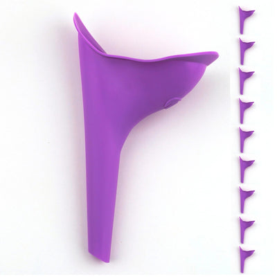 Female Portable Urinal – Disposable Stand-to-Pee Funnels for Women (10-Pack)