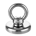 Salvage 60KG Recovery Magnet Hook Countersunk Hole Eyebolt Treasure Hunting Fishing