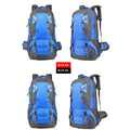 40L Waterproof Outdoor Hiking Backpack Camping Outdoor Trekking Bag(Blue)