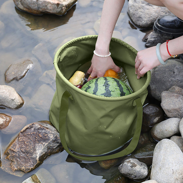 13L Folding Camping Bucket – Collapsible Portable Storage