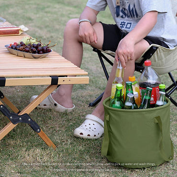 13L Folding Camping Bucket – Collapsible Portable Storage