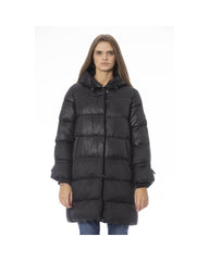 Baldinini Trend Women's Black Nylon Jackets & Coat - 3XL