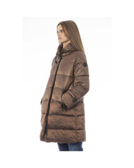 Baldinini Trend Women's Brown Nylon Jackets & Coat - M