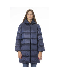 Baldinini Trend Women's Light Blue Nylon Jackets & Coat - L
