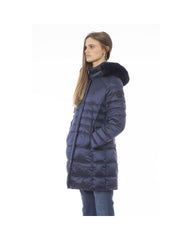 Baldinini Trend Women's Light Blue Polyester Jackets & Coat - L
