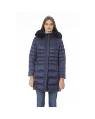 Baldinini Trend Women's Light Blue Polyester Jackets & Coat - M