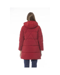 Baldinini Trend Women's Red Polyester Jackets & Coat - L
