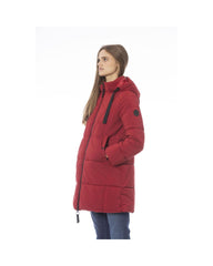 Baldinini Trend Women's Red Polyester Jackets & Coat - M