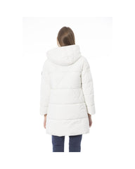 Baldinini Trend Women's White Polyester Jackets & Coat - XL