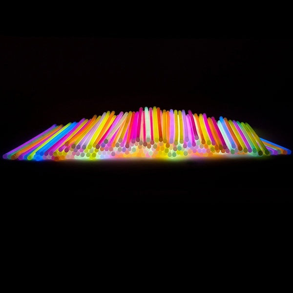 Glow Sticks Bulk Pack 15 — Neon Necklaces for Camping and Outdoor