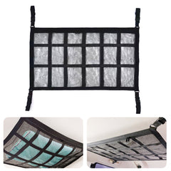 Universal Car Ceiling Storage Bag Cargo Roof Top Net Mesh Pocket Pouch 70x50cm