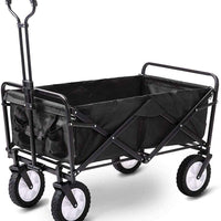 Foldable Collapsible Wagon Cart Garden Beach Outdoor Shopping Trolley Fishing Camping
