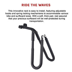 Adjustable Surfboard Skimboard Bicycle Bike Rack Carrier