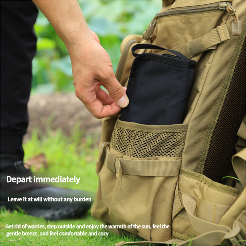 Outdoor Ultralight Folding Camping Chair - Dark Green