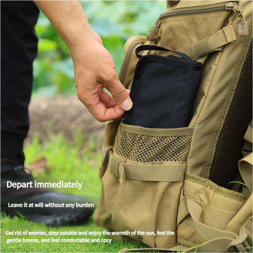 Outdoor Ultralight Folding Camping Chair - Dark Green