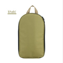 Portable Kitchen Utensil Storage Bag - Lightweight Organizer for Camping and Outdoor Cooking, Khaki