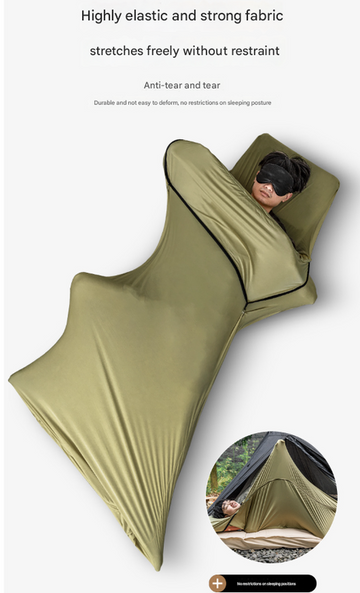 Elosung Stretch Sleeping Bag Liner - Khaki