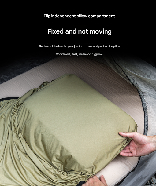 Elosung Stretch Sleeping Bag Liner - Khaki