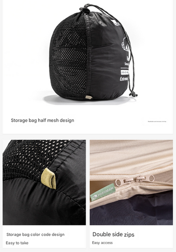 Elosung Stretch Sleeping Bag Liner - Khaki