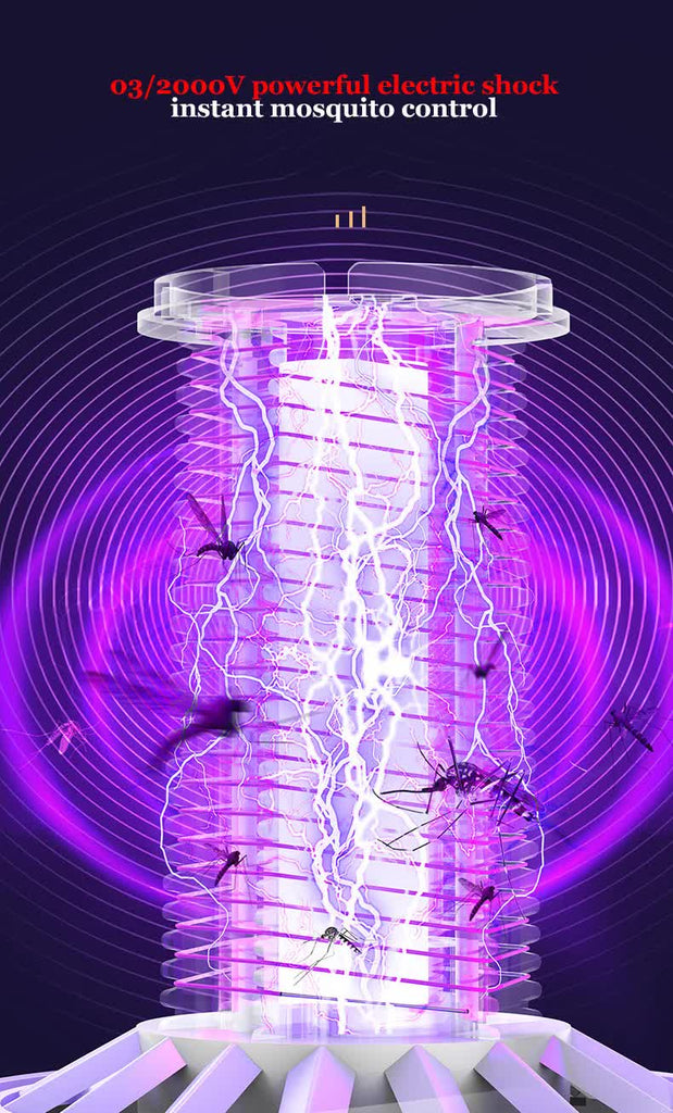 Elosung Rechargeable Camping Lantern with Insect Zapper
