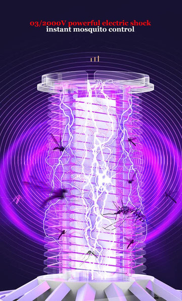 Elosung Rechargeable Camping Lantern with Insect Zapper
