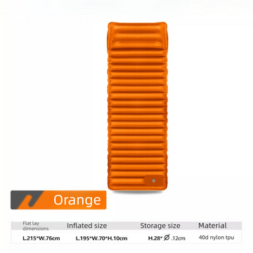 Elosung Ultralight TPU Sleeping Pad 195 x 70 x 10cm - Orange