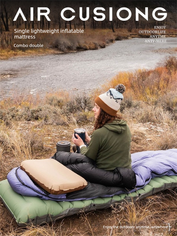 Elosung Ultralight TPU Sleeping Pad 195 x 70 x 10cm - Orange