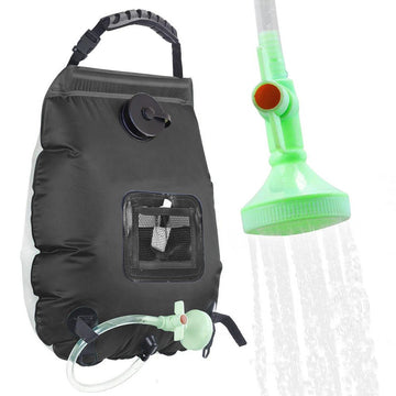 Elosung 20L Solar Camping Shower Bag