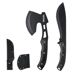 VEVOR Hunting Knife and Hatchet Axe Combo Set Sheath Fixed Blade Knife Camping