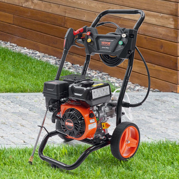 VEVOR Gas Pressure Washer Gas Powered Washer 3400 PSI 2.6 GPM 210cc 5 Nozzles