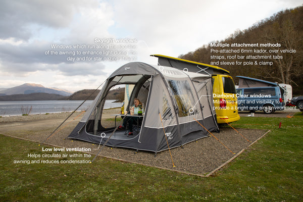 Kela V Airaway Vehicle Awning Low - 18.30kg by Vango