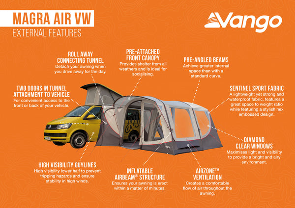 Magra Air VW Inflatable Awning - 22.5kg by Vango