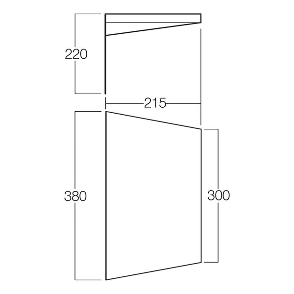 Vango Sun Canopy - Campervan/Caravan 3M