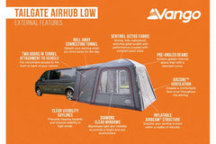 Tailgate AirHub Drive Away Awning - 12.65kg by Vango