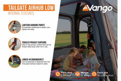 Tailgate AirHub Drive Away Awning - 12.65kg by Vango