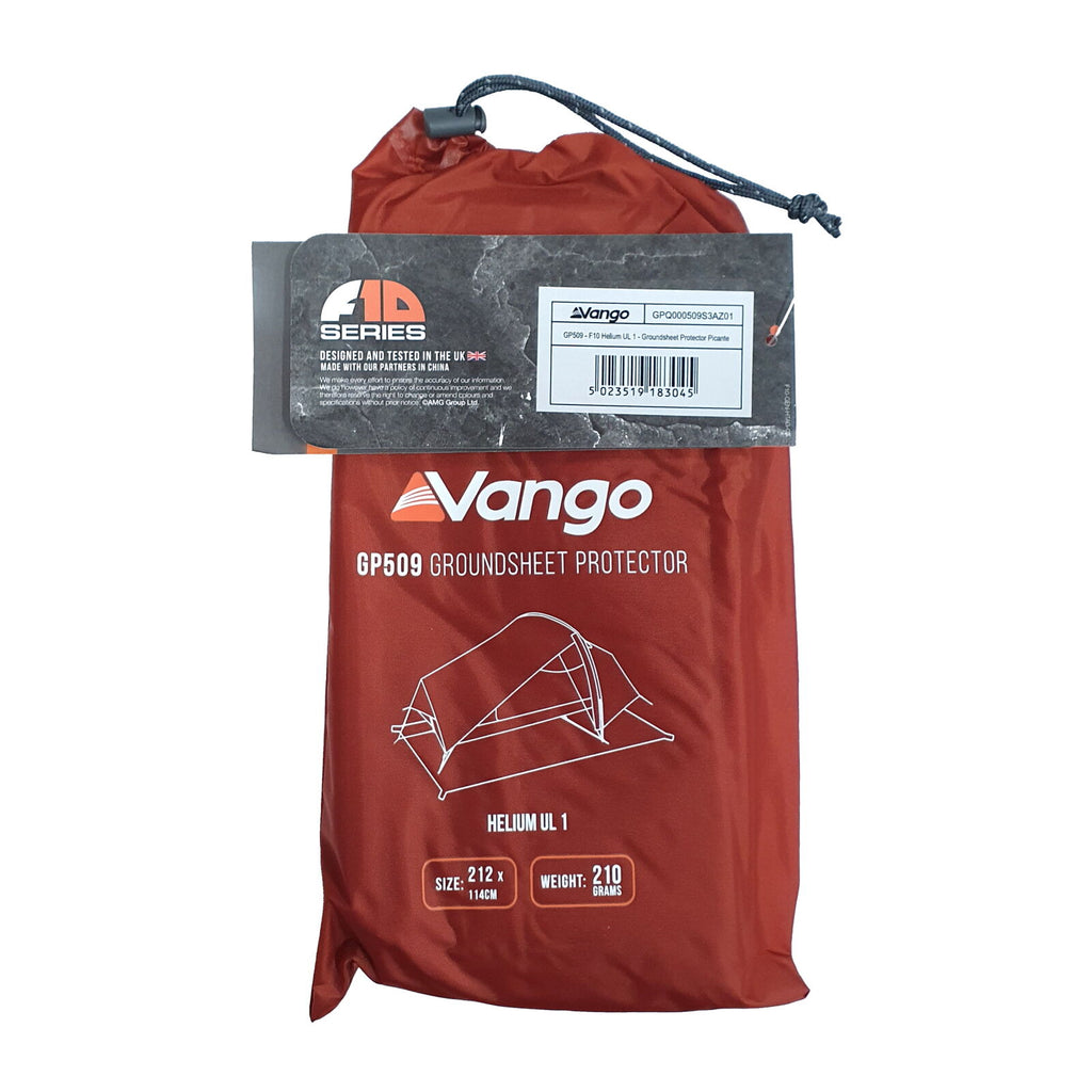 Vango F10 Helium UL 1 Tent Footprint Groundsheet