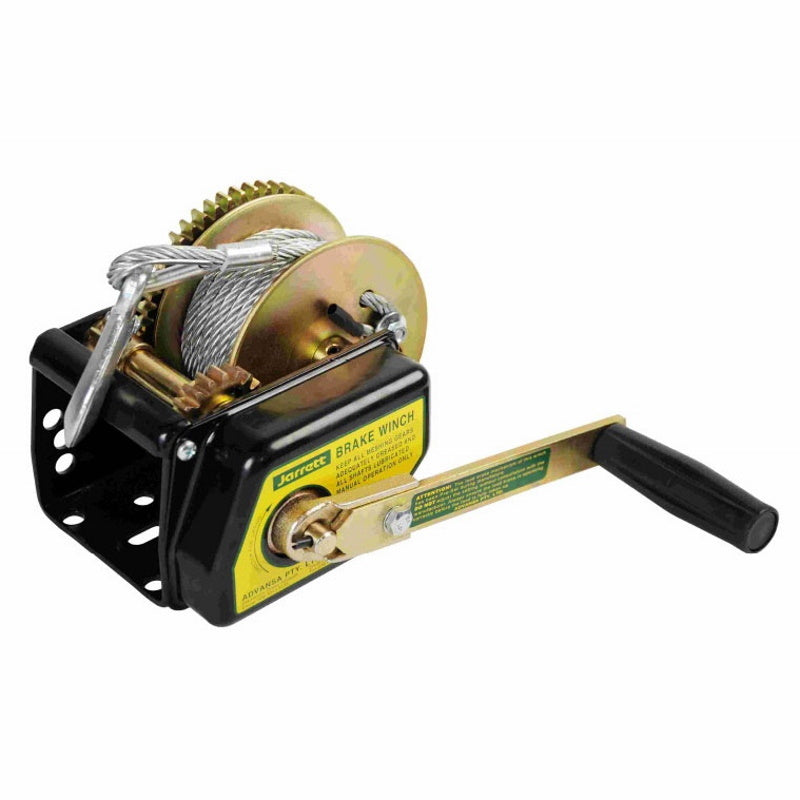 Jarrett Brake Winch 10:1 (500kg) F18260-Cable/Snap