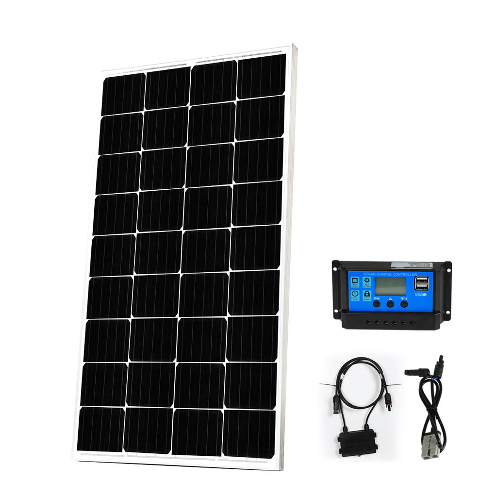 12V 250W Monocrystalline Solar Panel Kit with Controller