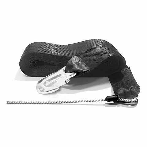 Winch Webbing: 7.5m with Cable & Snap Hook