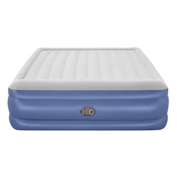Bestway 203 x 193 x 56cm Tritech Air Mattress King Built-in AC Pump