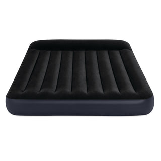 Intex Queen Pillow Rest Classic Airbed W/ Fiber-Tech