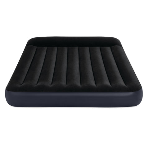 Intex Queen Pillow Rest Classic Airbed W/ Fiber-Tech