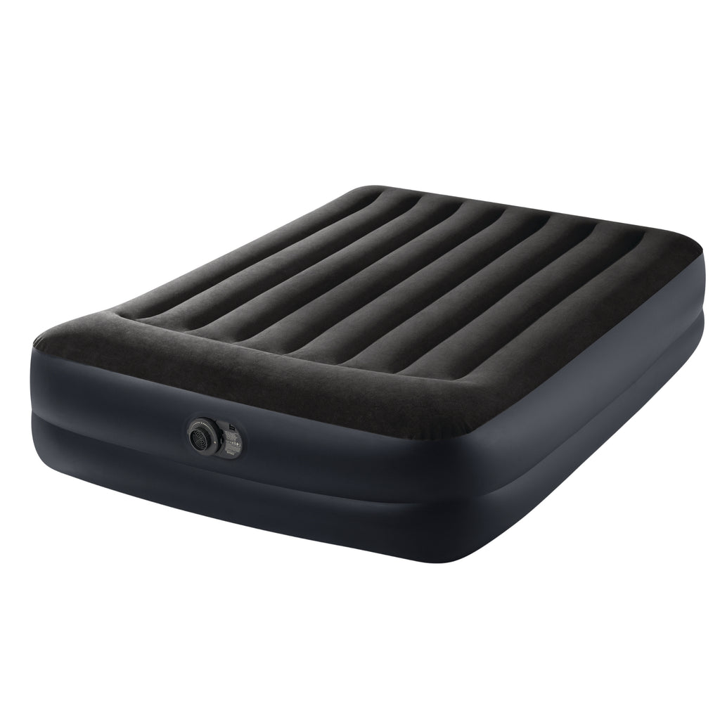 Intex Queen Pillow Rest Raised Airbed W/ Fiber-Tech