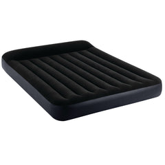 Intex Queen Pillow Rest Classic Airbed W/ Fiber-Tech