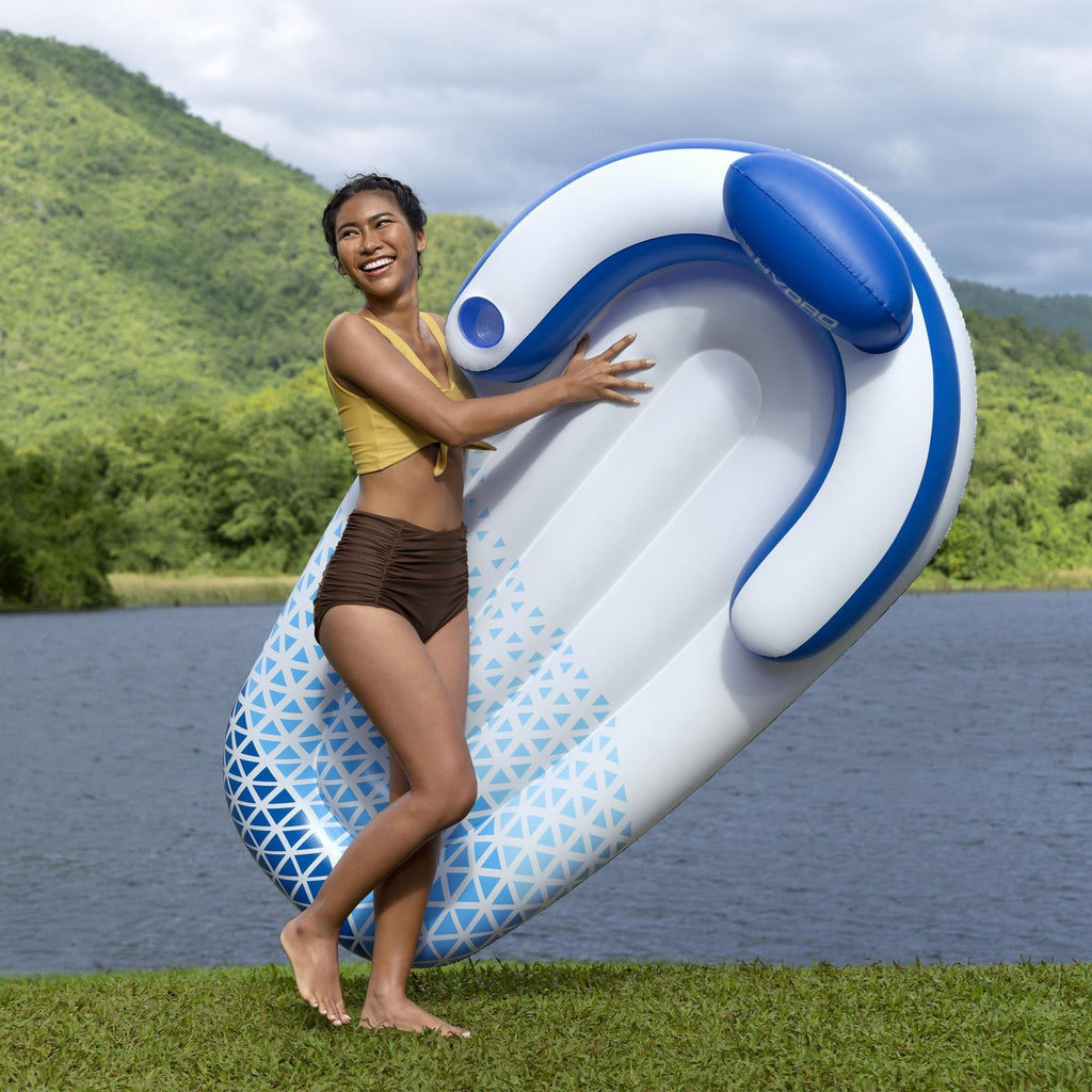 Hydro-Force Indigo Wave Inflatable Lounge 191 x 107cm